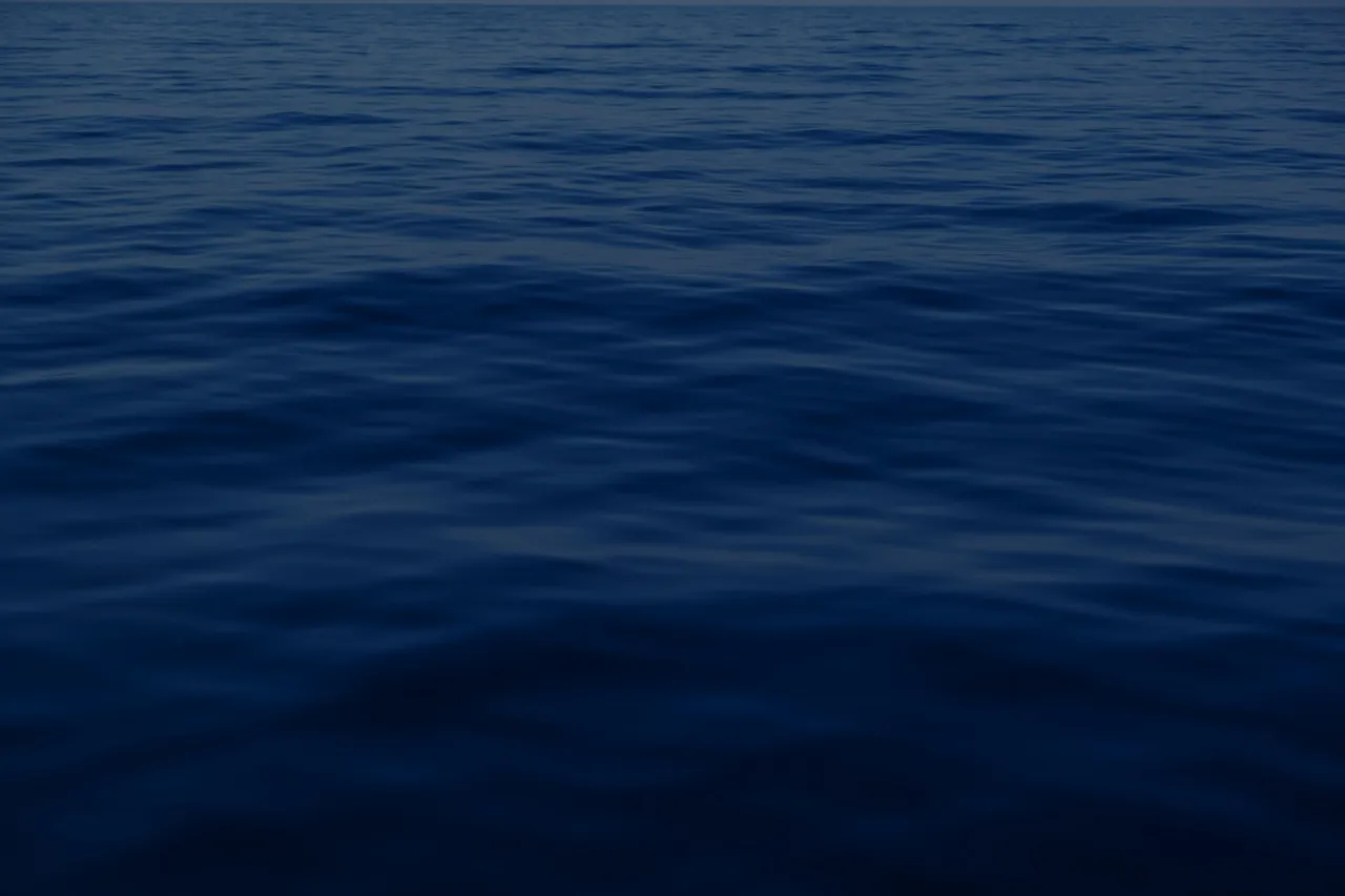 Dark ocean water